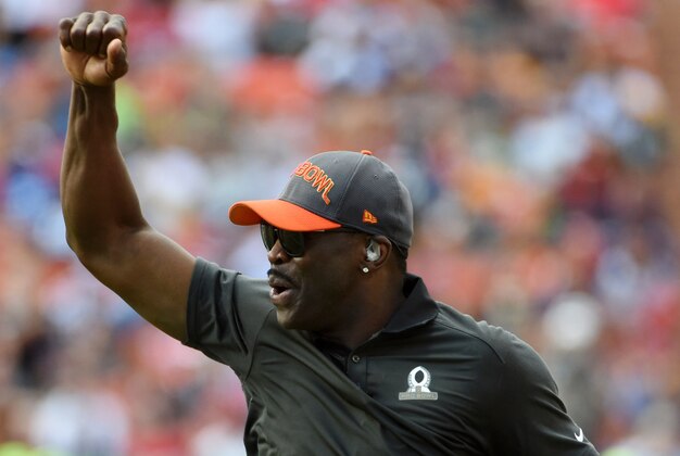 Jan 31, 2016; Honolulu, HI, USA; Michael Irvin celebrates after a touchdown during the 2016 Pro Bowl at Aloha Stadium. Mandatory Credit: Kirby Lee-USA TODAY Sports