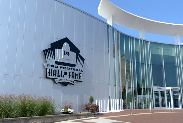 Aug 3, 2014; Canton, OH, USA; General view of the Pro Football Hall of Fame. Mandatory Credit: Kirby Lee-USA TODAY Sports