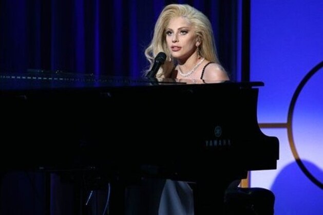 IMAGE DISTRIBUTED FOR PRODUCERS GUILD OF AMERICA - Lady Gaga performs at the 27th annual Producers Guild Awards at the Hyatt Regency Century Plaza on Saturday, Jan. 23, 2016, in Los Angeles. (Photo by John Salangsang/Invision for Producers Guild of America/AP Images)