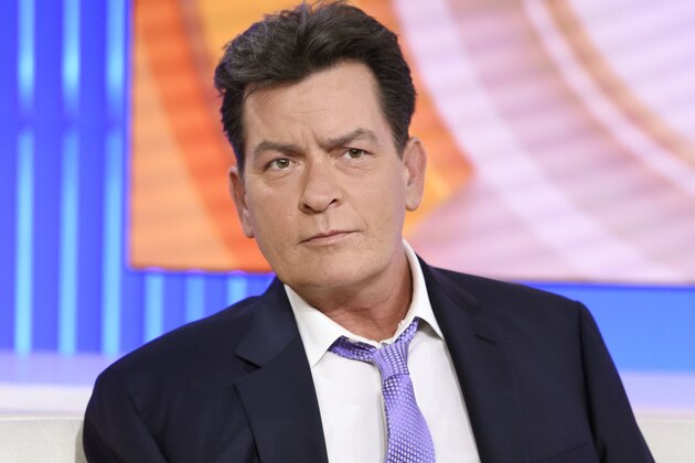 Actor Charlie Sheen appears during an interview, Tuesday, Nov. 17, 2015 on NBC's