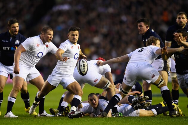 EDINBURGH, SCOTLAND - FEBRUARY 06:  Danny Care of England in action during the RBS Six Nations match between Scotland and England at Murrayfield Stadium on February 6, 2016 in Edinburgh, Scotland.  (Photo by Stu Forster/Getty Images)