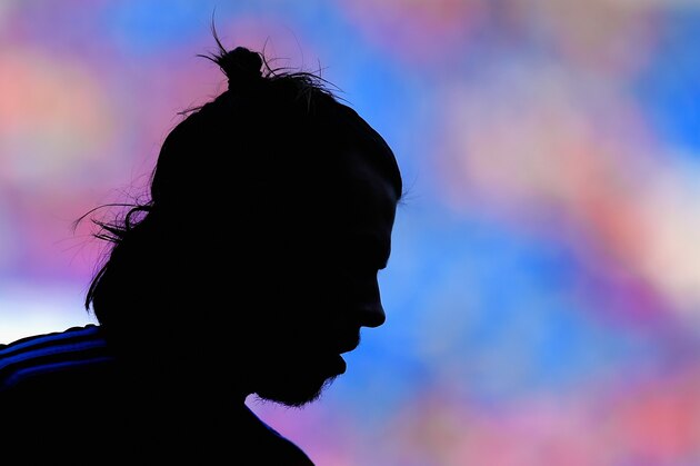 CARDIFF, WALES - SEPTEMBER 06:  Gareth Bale of Wales looks on before the UEFA EURO 2016 Qualifier between Wales and Israel at Cardiff City Stadium  on September 6, 2015 in Cardiff, United Kingdom.  (Photo by Stu Forster/Getty Images)