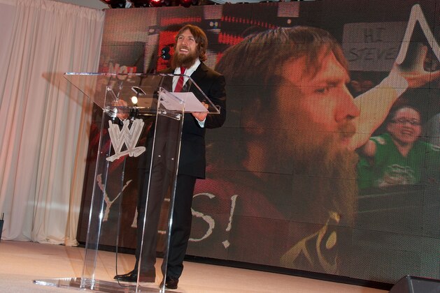 BEVERLY HILLS, CA - AUGUST 13: Daniel Bryan attends WWE SummerSlam Press Conference at Beverly Hills Hotel on August 13, 2013 in Beverly Hills, California. (Photo by Valerie Macon/Getty Images)