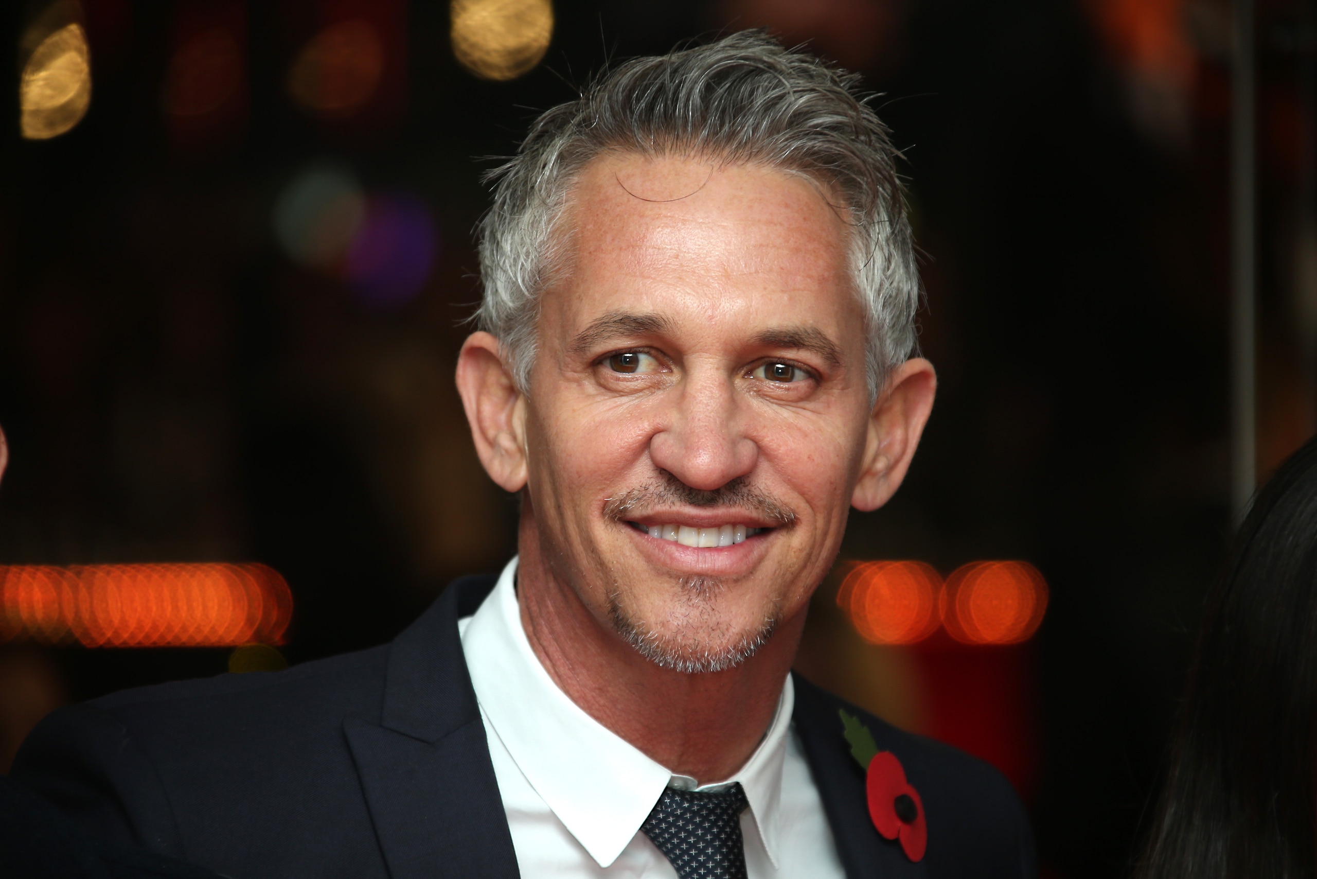 Gary Lineker poses for photographers upon arrival to the world premiere of the film The Hunger Games Mockingjay Part 1 in London, Monday, Nov. 10, 2014. (Photo by Joel Ryan/Invision/AP) Gary Lineker poses for photographers upon arrival to the world premiere of the film The Hunger Games Mockingjay Part 1 in London, Monday, Nov. 10, 2014. (Photo by Joel Ryan/Invision/AP)