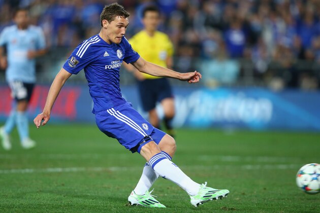 SYDNEY, AUSTRALIA - JUNE 02:  Andreas Christensen of Chelsea shoots at goal during the international friendly match between Sydney FC and Chelsea FC at ANZ Stadium on June 2, 2015 in Sydney, Australia.  (Photo by Mark Kolbe/Getty Images)