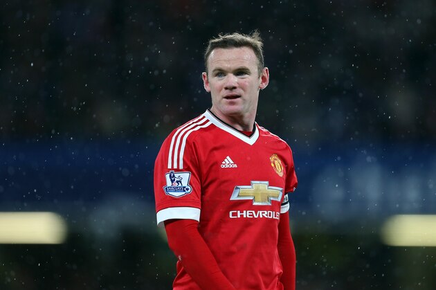 LONDON, ENGLAND - FEBRUARY 07 :  Wayne Rooney of Manchester United during the Barclays Premier League match between Chelsea and Manchester United at Stamford Bridge on February 7, 2016 in London, England.  (Photo by Catherine Ivill - AMA/Getty Images)
