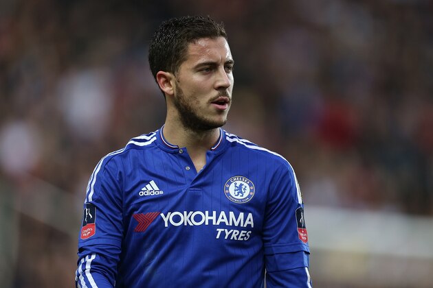 MILTON KEYNES, ENGLAND - JANUARY 31:  Eden Hazard of Chelsea in action during The Emirates FA Cup Fourth Round match between Milton Keynes Dons and Chelsea at Stadium mk on January 31, 2016 in Milton Keynes, England.  (Photo by Pete Norton/Getty Images)