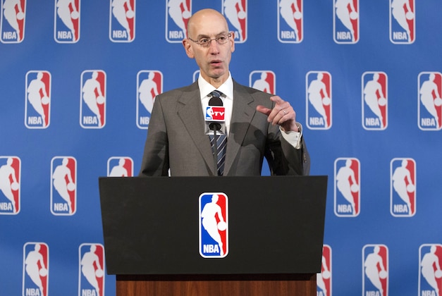 FILE - In this Oct. 23, 2015, file photo, NBA Commissioner Adam Silver speaks at a news conference after an annual NBA owners meeting, in New York. Silver has been heavily involved with the WNBA since the start. Now the NBA Commissioner plans to