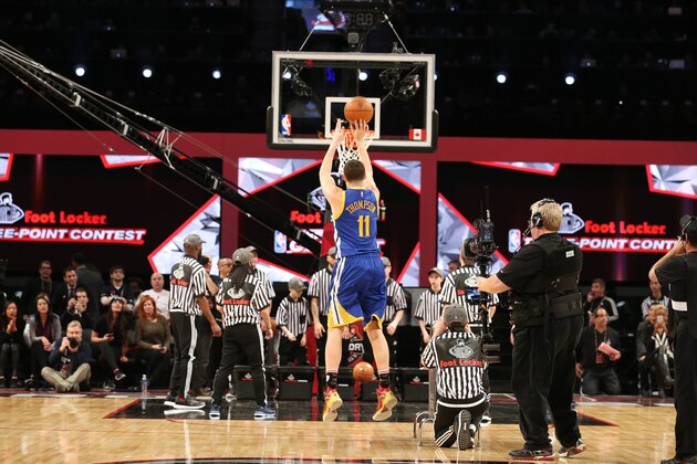 TORONTO, ON - FEBRUARY 13: Klay Thompson