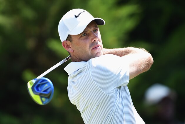 PRETORIA, SOUTH AFRICA - FEBRUARY 14:  Charl Schwartzel of South Africa tees off on the 10th hole during the final round of the Tshwane Open at Pretoria Country Club on February 14, 2016 in Pretoria, South Africa.  (Photo by Stuart Franklin/Getty Images)