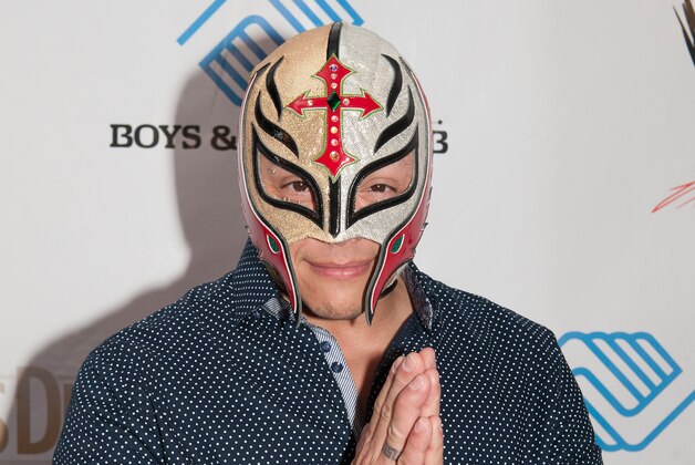 NEW ORLEANS, LA - APRIL 03:  Rey Mysterio attends WWE's 2014 SuperStars For Kids at the New Orleans Museum of Art on April 3, 2014 in New Orleans City.  (Photo by Erika Goldring/Getty Images)