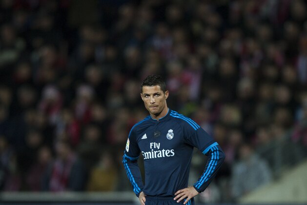 Real Madrid's Cristiano Ronaldo during a Spanish La Liga soccer match between Granada and Real Madrid at Los Carmenes stadium in Granada, Spain, Sunday, Feb. 7, 2016. (AP Photo/Daniel Tejedor)