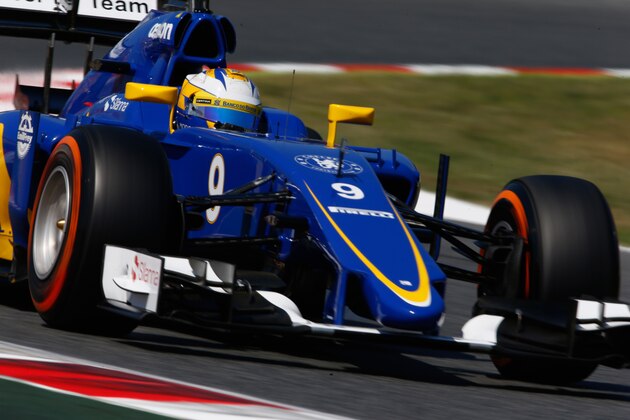 MONTMELO, SPAIN - MAY 09:  Marcus Ericsson of Sweden and Sauber F1 drives during final practice for the Spanish Formula One Grand Prix at Circuit de Catalunya on May 9, 2015 in Montmelo, Spain.  (Photo by Paul Gilham/Getty Images)