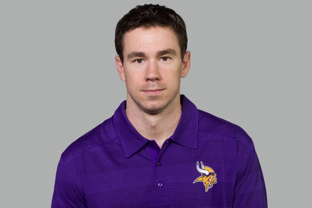 This is a 2014 photo of Klint Kubiak of the Minnesota Vikings NFL football team. This image reflects the Minnesota Vikings active roster as of Monday, February 10, 2014 when this image was taken. (AP Photo)