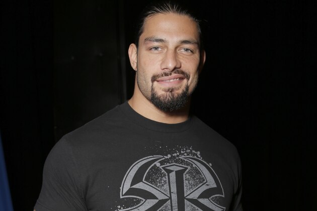 WWE Roman Reigns attends the WWE 2K15 SummerSlam Confidential Panel at Club Nokia, on Saturday, August 16, 2014 in Los Angeles. (Photo by Todd Williamson/Invision for 2K/AP Images)