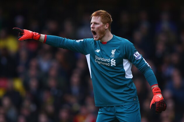 WATFORD, ENGLAND - DECEMBER 20:  Adam Bogdan of Liverpool shouts during the Barclays Premier League match between Watford and Liverpool at Vicarage Road on December 20, 2015 in Watford, England.  (Photo by Ian Walton/Getty Images)