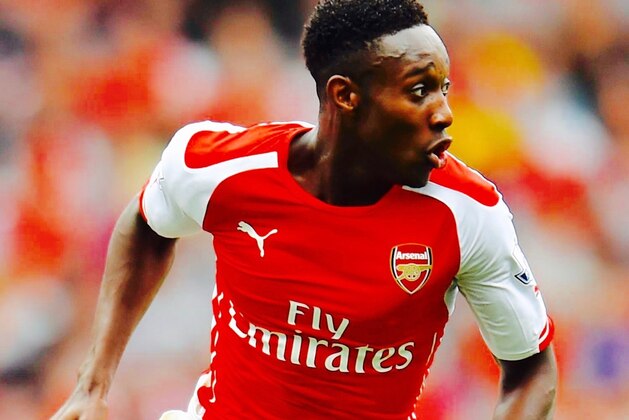 LONDON, ENGLAND - FEBRUARY 14:  Danny Welbeck of Arsenal celebrates after scoring the winning goal during the Barclays Premier League match between Arsenal and Leicester City at Emirates Stadium on February 14, 2016 in London, England.  (Photo by Ross Kinnaird/Getty Images)