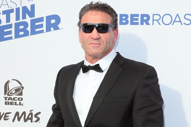 LOS ANGELES, CA - MARCH 14:  Mixed martial artist Ken Shamrock attends The Comedy Central Roast of Justin Bieber at Sony Pictures Studios on March 14, 2015 in Los Angeles, California.  (Photo by Mark Davis/Getty Images)