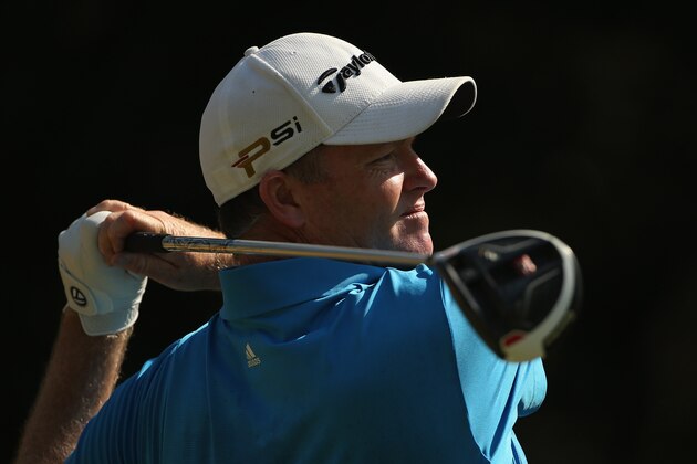 KUALA LUMPUR, MALAYSIA - FEBRUARY 21:  Marcus Fraser of Australia in action during the fourth round of the Maybank Championship Malaysia at Royal Selangor Golf Club on February 21, 2016 in Kuala Lumpur, Malaysia.  (Photo by Ian Walton/Getty Images)