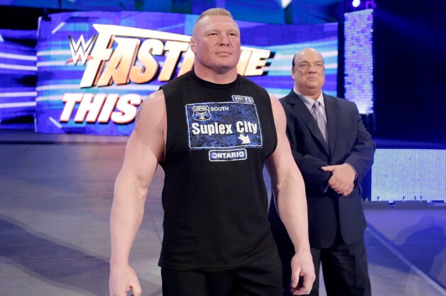 Brock Lesnar and Paul Heyman.