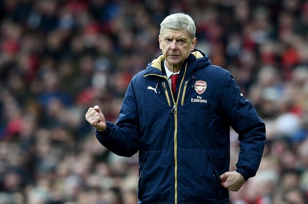 LONDON, ENGLAND - FEBRUARY 14:  Arsene Wenger the manager of Arsenal during the Barclays Premier League match between Arsenal and Leicester City at the Emirates Stadium February 14, 2016 in London, England.  (Photo by Ross Kinnaird/Getty Images)