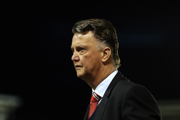 SHREWSBURY, ENGLAND - FEBRUARY 22 : Louis van Gaal the head coach / manager of Manchester United during the Emirates FA Cup match between Shrewsbury Town and Manchester United at New Meadow on February 22, 2016 in Shrewsbury, England.  (Photo by James Baylis - AMA/Getty Images)