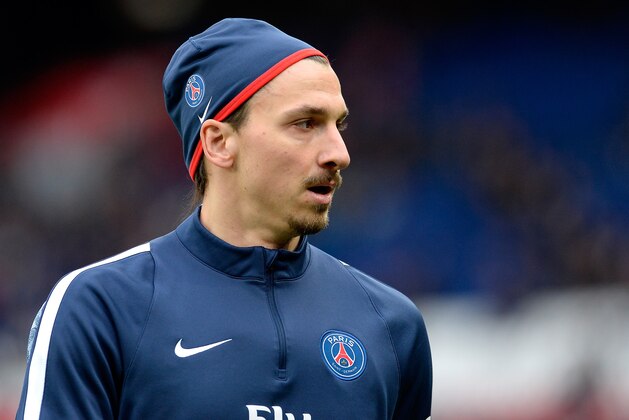 PARIS, FRANCE - FEBRUARY 20:  Zlatan Ibrahimovic of Paris Saint-Germain reacts during warmup before the Ligue 1 game between Paris Saint-Germain and Stade de Reims at Parc des Princes on February 20, 2016 in Paris, France.  (Photo by Aurelien Meunier/Getty Images)