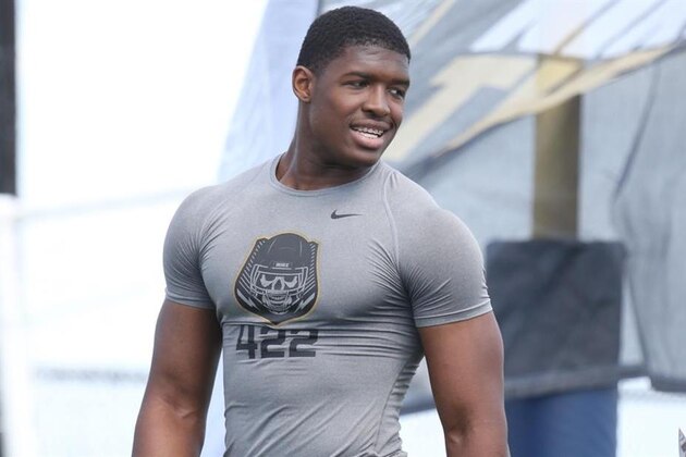 5-Star DE Joshua Kaindoh has a handful of Big Ten schools and Notre Dame as programs he hopes to visit in the near future.