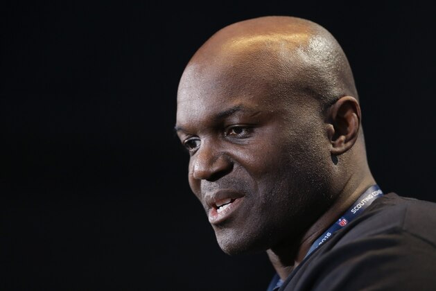 New York Jets head coach Todd Bowles speaks during a press conference at the NFL football scouting combine in Indianapolis, Wednesday, Feb. 24, 2016. (AP Photo/Michael Conroy)