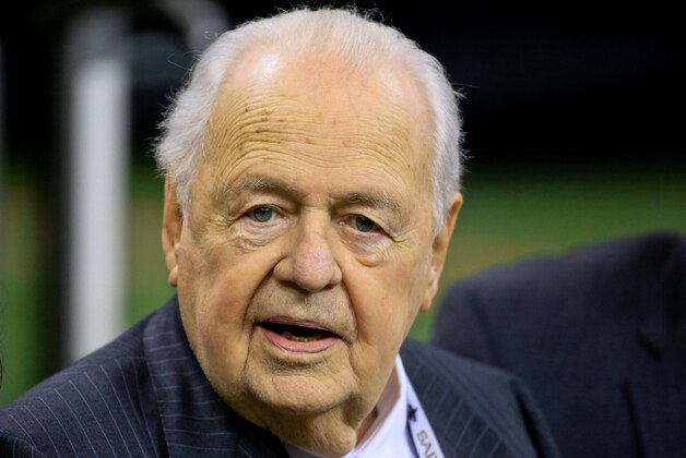 Nov 8, 2015; New Orleans, LA, USA; New Orleans Saints owner Tom Benson before a game against the Tennessee Titans at the Mercedes-Benz Superdome. Mandatory Credit: Derick E. Hingle-USA TODAY Sports