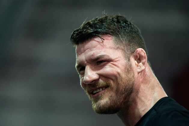 TORRANCE, CA - FEBRUARY 11:   Michael Bisping holds an open training session for fans and media at the UFC Gym on February 11, 2016 in Torrance, California. (Photo by Brandon Magnus/Zuffa LLC/Zuffa LLC via Getty Images)