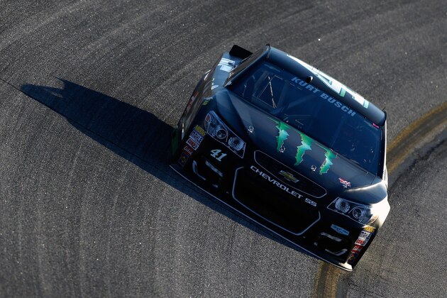HAMPTON, GA - FEBRUARY 26:  Kurt Busch drives the #41 Monster Energy/Haas Automation Chevrolet during qualifying for the NASCAR Sprint Cup Series Folds of Honor QuikTrip 500 at Atlanta Motor Speedway on February 26, 2016 in Hampton, Georgia.  (Photo by Jeff Zelevansky/Getty Images)
