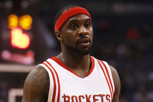 Houston Rockets guard Ty Lawson (3) in the third quarter during an NBA basketball game against the Phoenix Suns, Friday, Feb. 19, 2016, in Phoenix. The Rockets defeated the Suns 116-100. (AP Photo/Rick Scuteri)