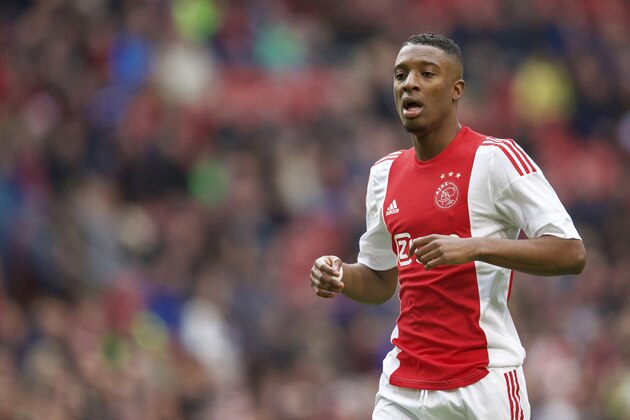 Riechedly Bazoer of Ajax during the Dutch Eredivisie match between Ajax Amsterdam and Excelsior Rotterdam at the Amsterdam Arena on February 21, 2016 in Amsterdam, The Netherlands(Photo by VI Images via Getty Images)