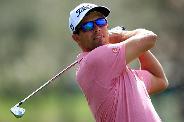 PALM BEACH GARDENS, FL - FEBRUARY 28:  Adam Scott of Australia hits his second shot on the sixth hole during the final round of the Honda Classic at PGA National Resort & Spa - Champions Course on February 28, 2016 in Palm Beach Gardens, Florida.  (Photo by David Cannon/Getty Images)