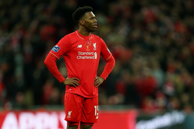 LONDON, ENGLAND - FEBRUARY 28 :  Daniel Sturridge of Liverpool during the Capital One Cup Final match between Liverpool and Manchester City at Wembley Stadium on February 28, 2016 in London, England.  (Photo by Catherine Ivill - AMA/Getty Images)
