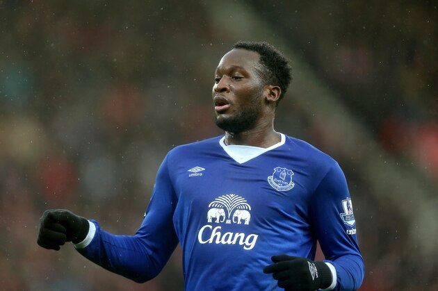 STOKE-ON-TRENT, ENGLAND - FEBRUARY 06:  Romelu Lukaku of Everton during the Barclays Premier League match between Stoke City and Everton at the Britannia Stadium on February 06, 2016 in Stoke-on-Trent, England.  (Photo by James Baylis - AMA/Getty Images)