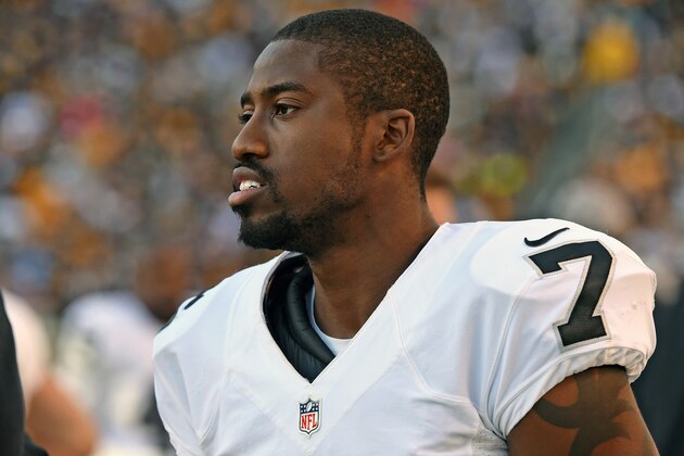 PITTSBURGH, PA - NOVEMBER 8:  Punter Marquette King #7 of the Oakland Raiders looks on from the sideline during a game against the Pittsburgh Steelers at Heinz Field on November 8, 2015 in Pittsburgh, Pennsylvania.  The Steelers defeated the Raiders 38-35. (Photo by George Gojkovich/Getty Images)