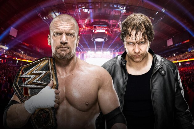 Triple H will defend the WWE world title against Dean Ambrose at WWE Roadblock on March 12