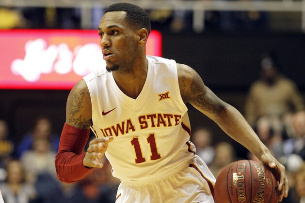 MORGANTOWN, WV - FEBRUARY 22:  Monte Morris #11 of the Iowa State Cyclones in action during the game against the West Virginia Mountaineers at the WVU Coliseum on February 22, 2016 in Morgantown, West Virginia.  (Photo by Justin K. Aller/Getty Images)