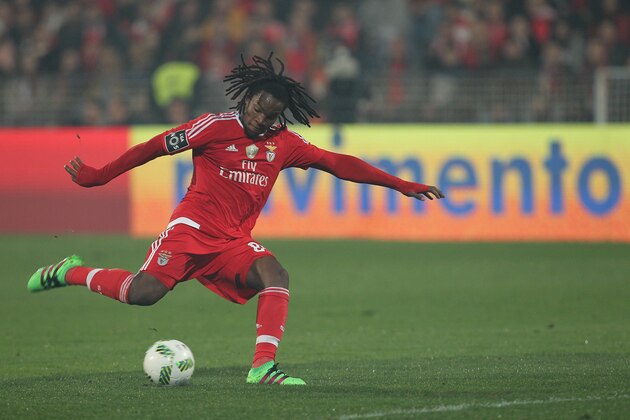 LISBON, PORTUGAL - FEBRUARY 05: Benfica's midfielder Renato Sanches during the match between Os Belenenses and SL Benfica at Estadio do Restelo on February 05, 2016 in Lisbon, Portugal.  (Photo by Carlos Rodrigues/Getty Images)