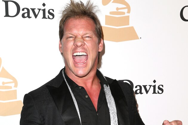 Chris Jericho arrives at the 2016 Clive Davis Pre-Grammy Gala at the Beverly Hilton Hotel on Sunday, Feb. 14, 2016, in Beverly Hills, Calif. (Photo by John Salangsang/Invision/AP)