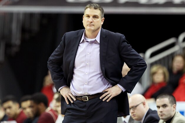 LOUISVILLE, KY - FEBRUARY 6:  Head coach Jim Christian of the Boston College Eagles watches the action during the second half against the Louisville Cardinals at KFC Yum! Center on February 6, 2016 in Louisville, Kentucky. (Photo by Dylan Buell/Getty Images)