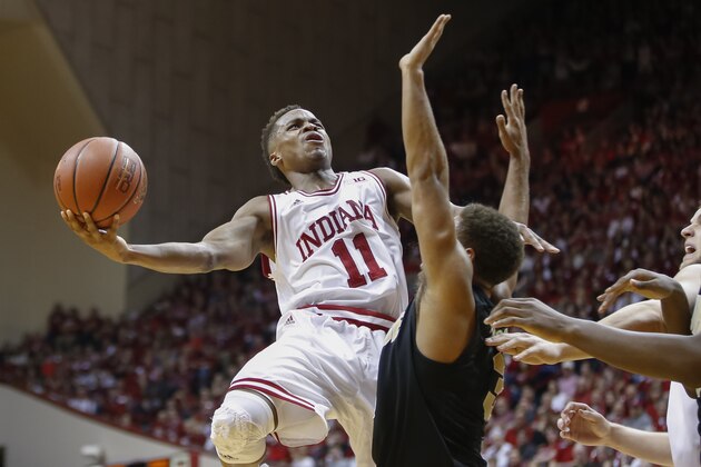 BLOOMINGTON, IN - FEBRUARY 20: Yogi Ferrell
