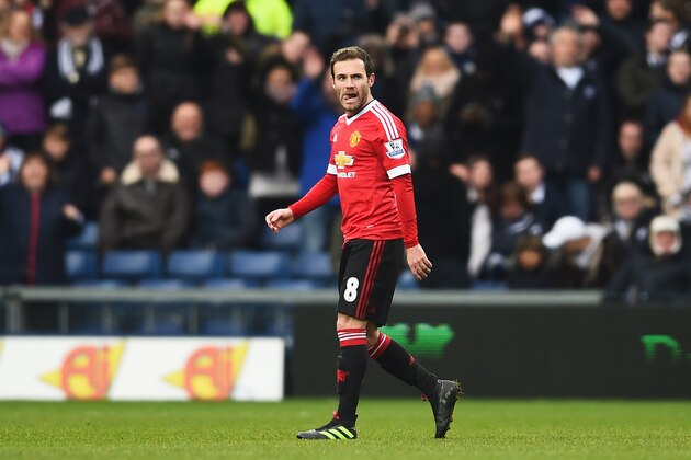 WEST BROMWICH, ENGLAND - MARCH 06:  Juan Mata of Manchester United reacts after being sent off by referee Mike Dean during the Barclays Premier League match between West Bromwich Albion and Manchester United at The Hawthorns on March 6, 2016 in West Bromwich, England.  (Photo by Laurence Griffiths/Getty Images)