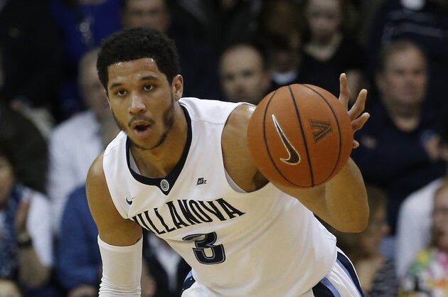 Villanova's Josh Hart in action during an NCAA college basketball game against DePaul, Tuesday, March 1, 2016, in Philadelphia. (AP Photo/Matt Slocum)