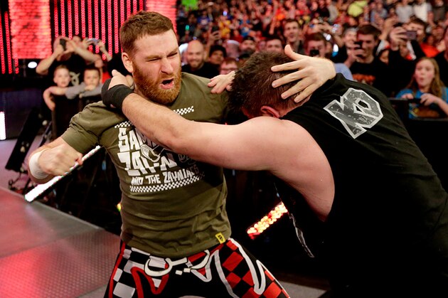 Sami Zayn and Kevin Owens on Raw