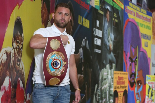 LONDON, ENGLAND - MARCH 07: Billy Joe Saunders during the press conference at The O2 Arena on March 7, 2016 in London, England (Photo by Alex Morton/Getty Images)