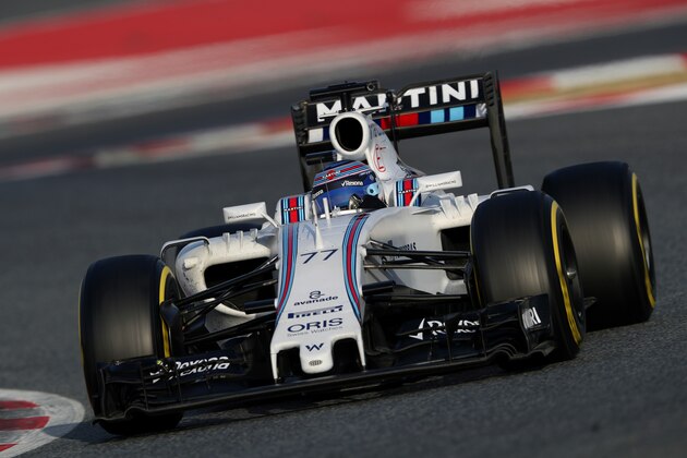 MONTMELO, SPAIN - FEBRUARY 23: Valtteri Bottas of Finland and Williams drives during day two of F1 winter testing at Circuit de Catalunya on February 23, 2016 in Montmelo, Spain. (Photo by Mark Thompson/Getty Images) MONTMELO, SPAIN - FEBRUARY 23: Valtteri Bottas of Finland and Williams drives during day two of F1 winter testing at Circuit de Catalunya on February 23, 2016 in Montmelo, Spain. (Photo by Mark Thompson/Getty Images)