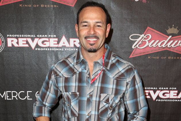 CITY OF COMMERCE, CA - MARCH 28:  WWE superstar Chavo Guerrero arrives at BAMMA USA's Badbeat 12 professional MMA fights at Commerce Casino on March 28, 2014 in City of Commerce, California.  (Photo by Chelsea Lauren/Getty Images for BAMMA USA)